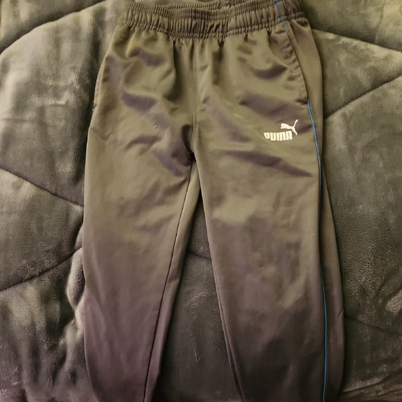 Puma Blue Long Sleeve Shirt and Charcoal Pants Set - Picture 4 of 7